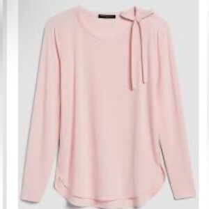 Banana Republic Factory CREPE TIE-NECK TOP, NWT, size S